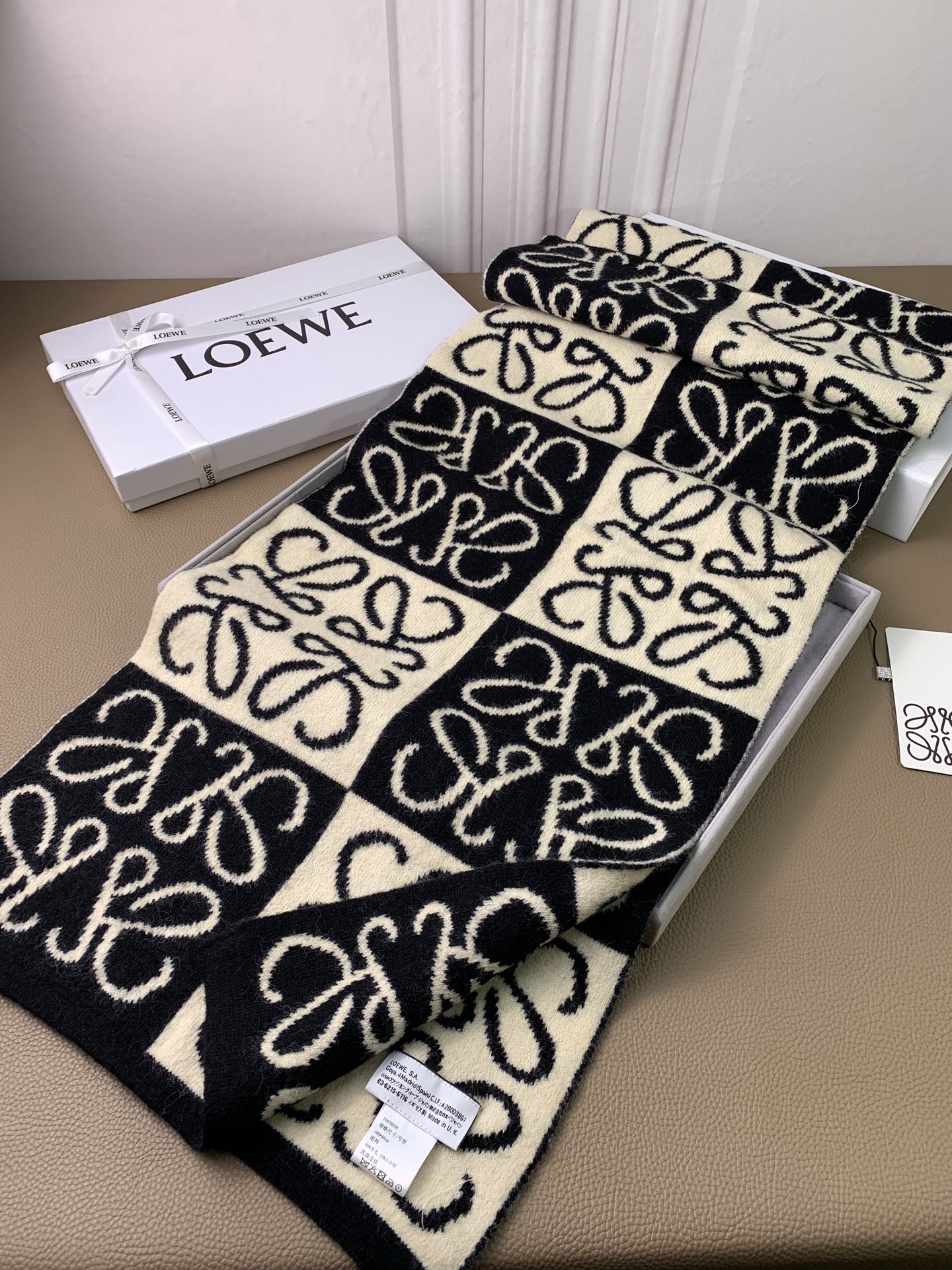 LOEWE 26S SCARF 190 IN CASHMERE 130196
