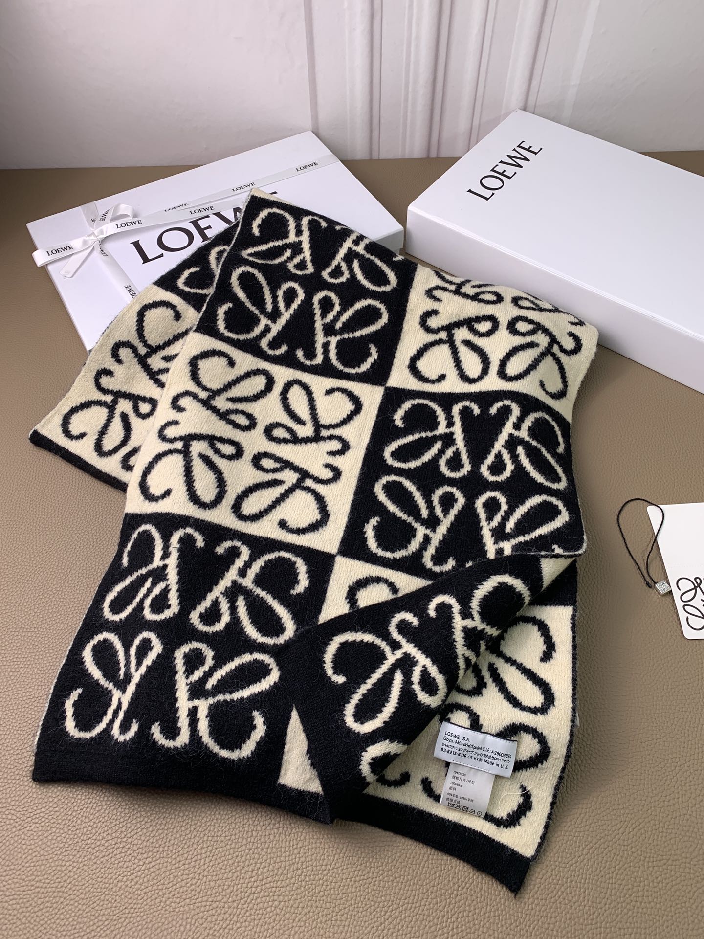 LOEWE 26S SCARF 190 IN CASHMERE 130196