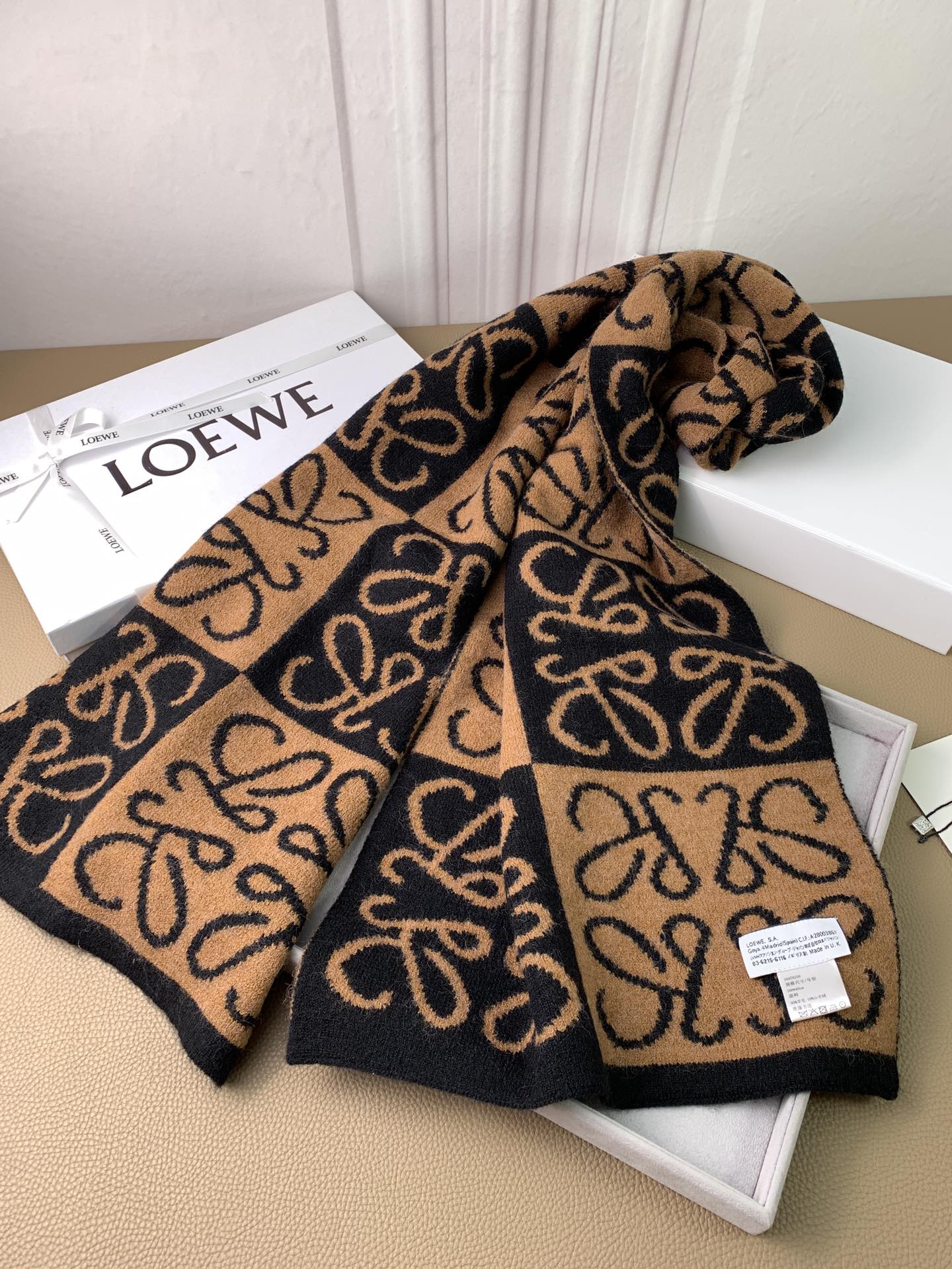 LOEWE 26S SCARF 190 IN CASHMERE 130194