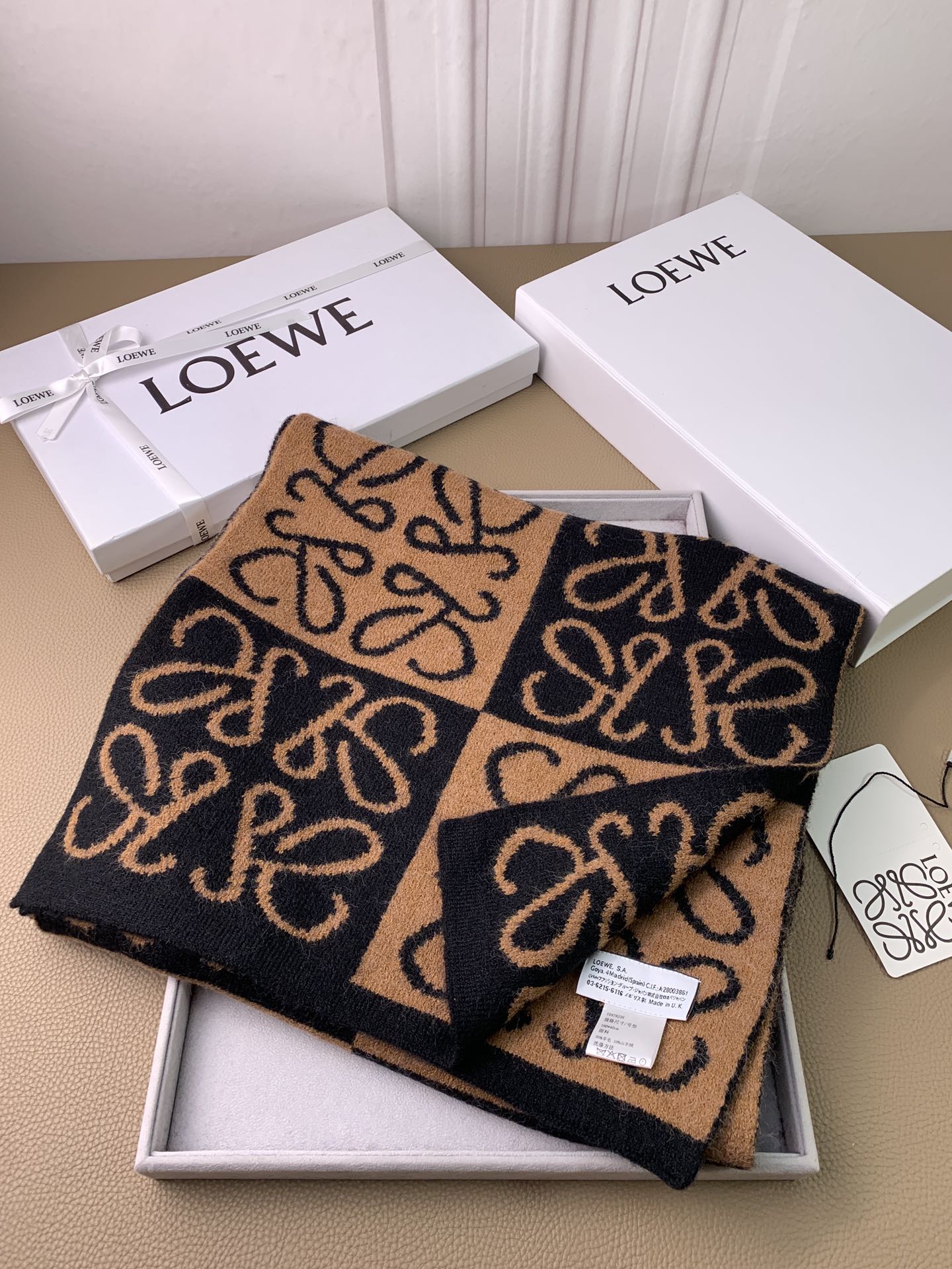 LOEWE 26S SCARF 190 IN CASHMERE 130194