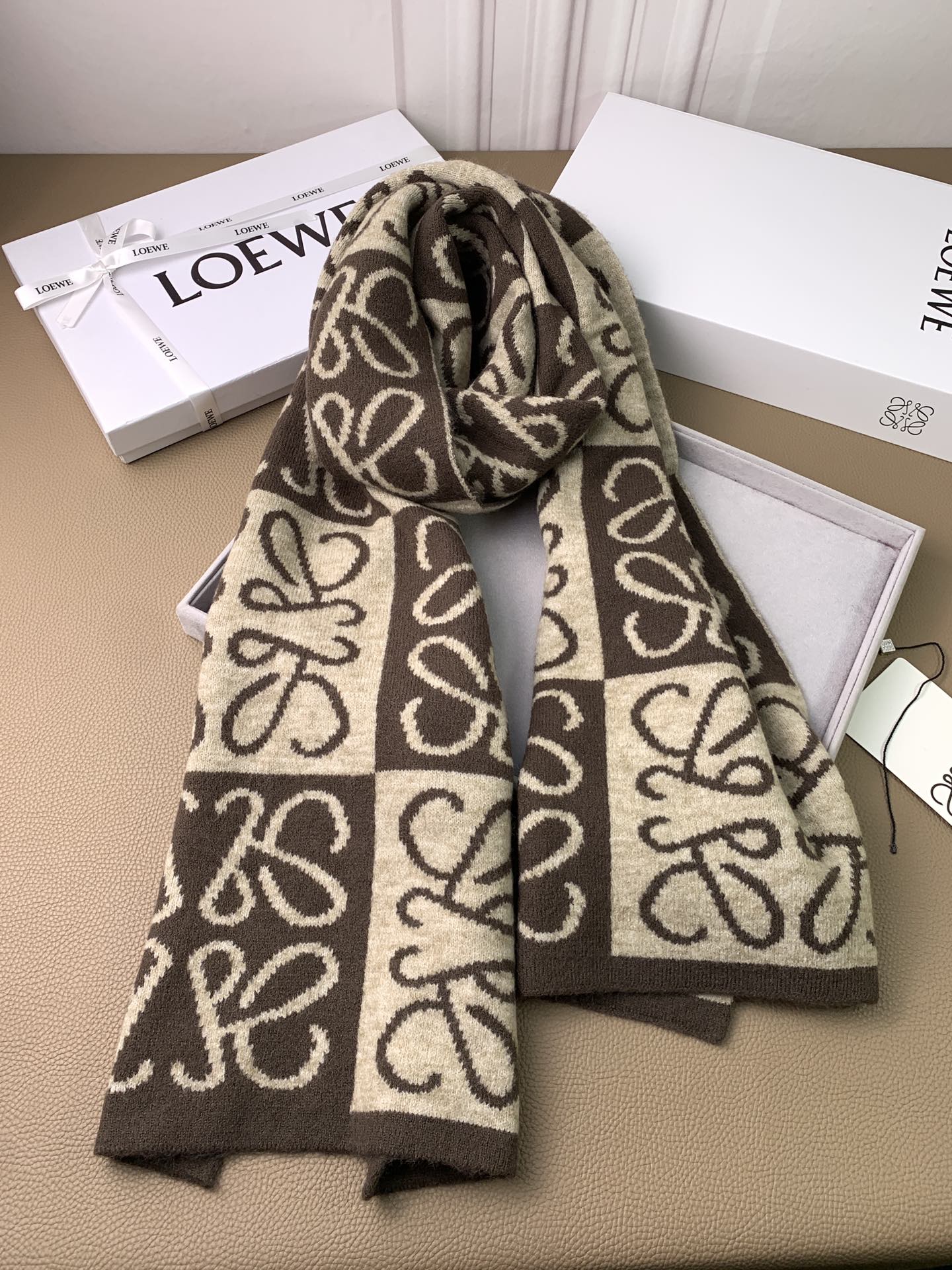 LOEWE 26S SCARF 190 IN CASHMERE 130195