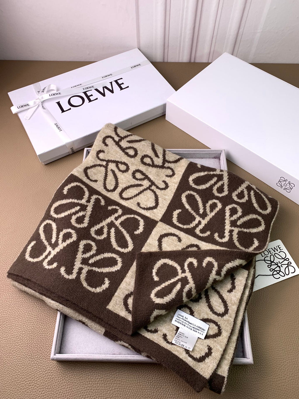 LOEWE 26S SCARF 190 IN CASHMERE 130195