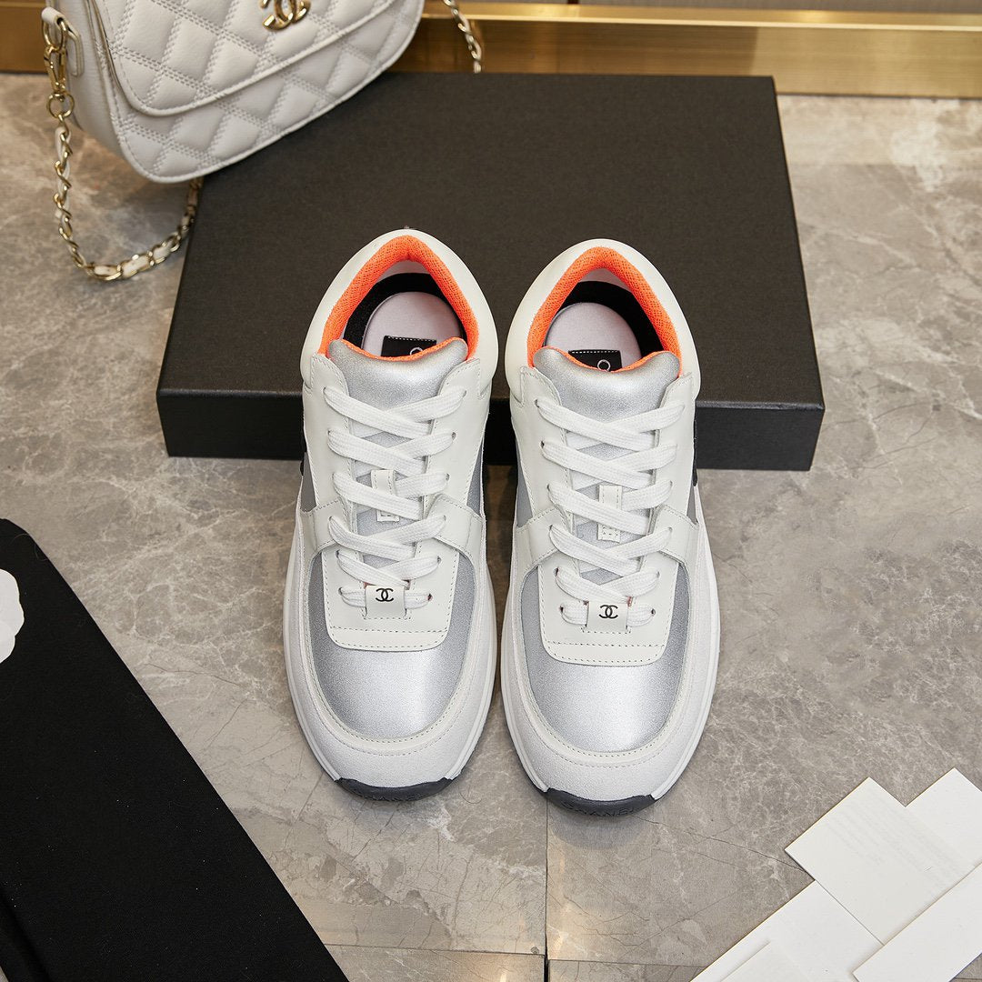 CC TRAINER TRIPLE WHITE SILVER SUEDE