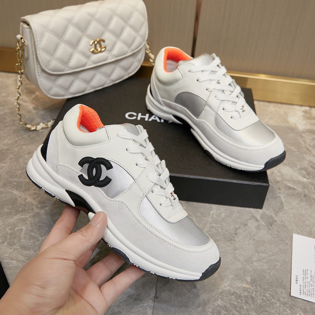 CC TRAINER TRIPLE WHITE SILVER SUEDE