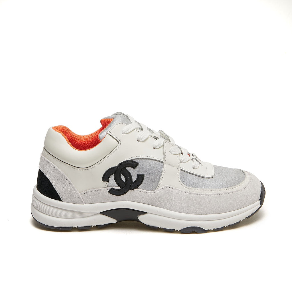 CC TRAINER TRIPLE WHITE SILVER SUEDE