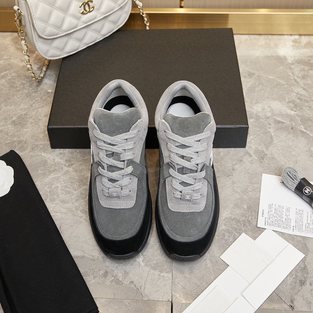 CC TRAINER TRIPLE BLACK GREY SUEDE
