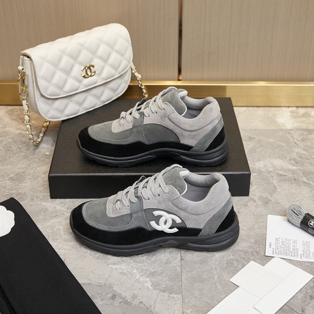CC TRAINER TRIPLE BLACK GREY SUEDE