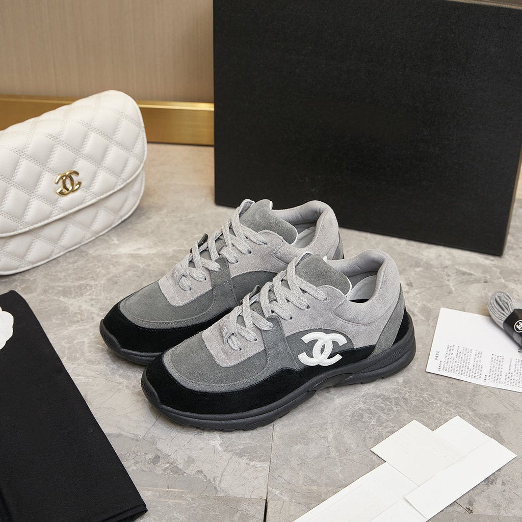 CC TRAINER TRIPLE BLACK GREY SUEDE