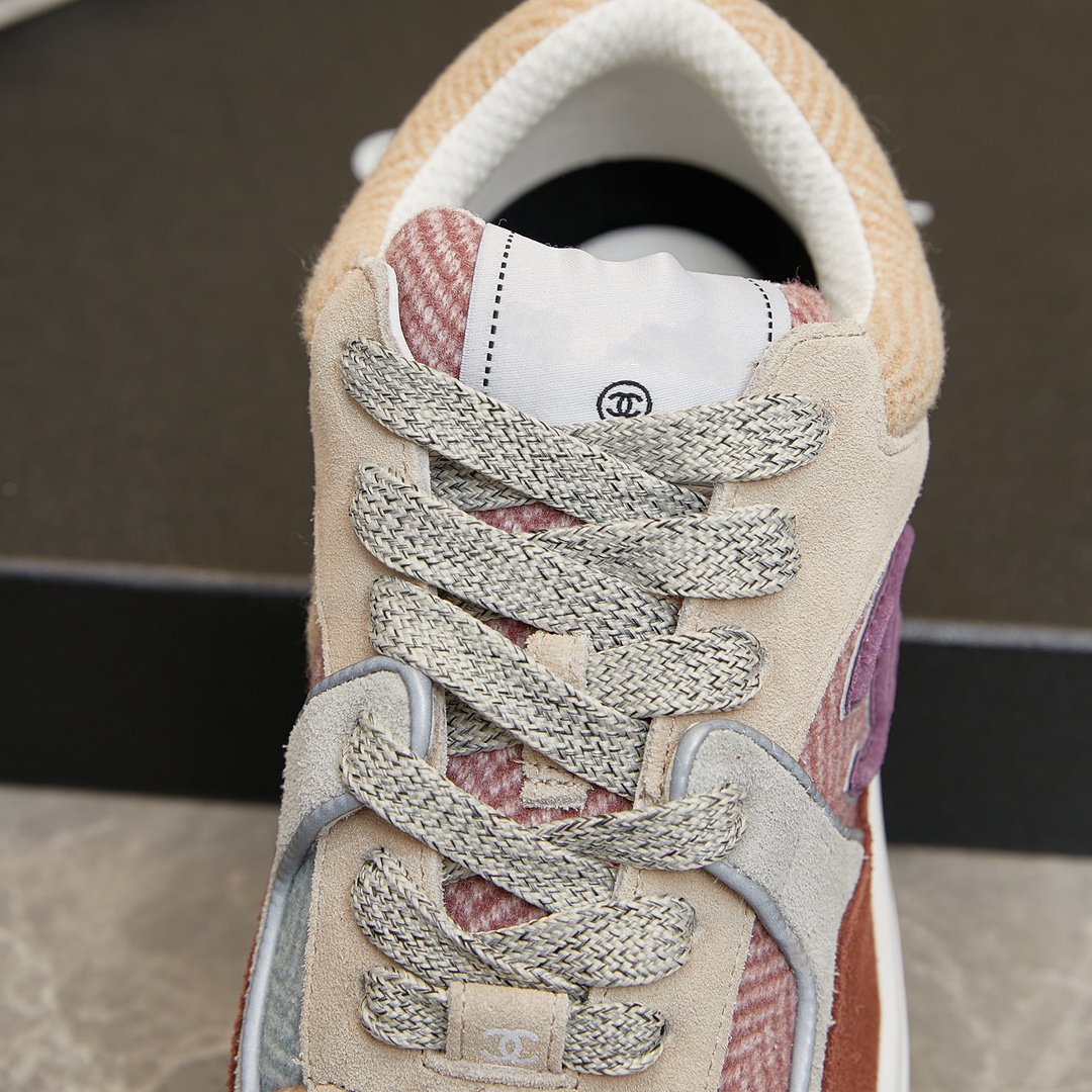 CC TRAINER TRIPLE PINK BROWN SUEDE