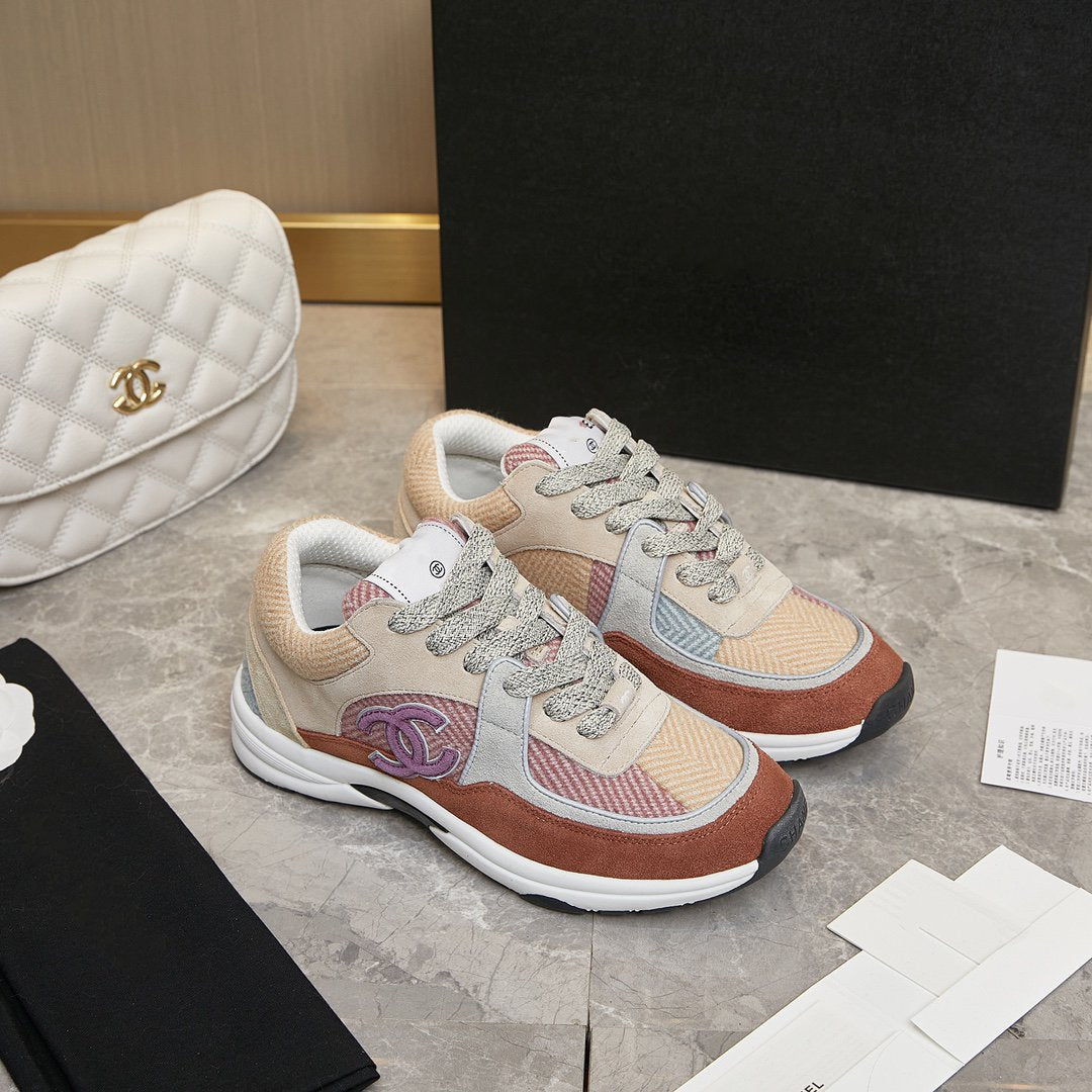 CC TRAINER TRIPLE PINK BROWN SUEDE