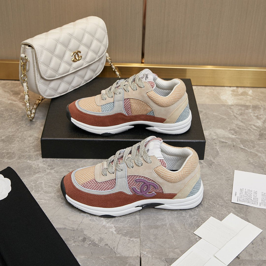 CC TRAINER TRIPLE PINK BROWN SUEDE
