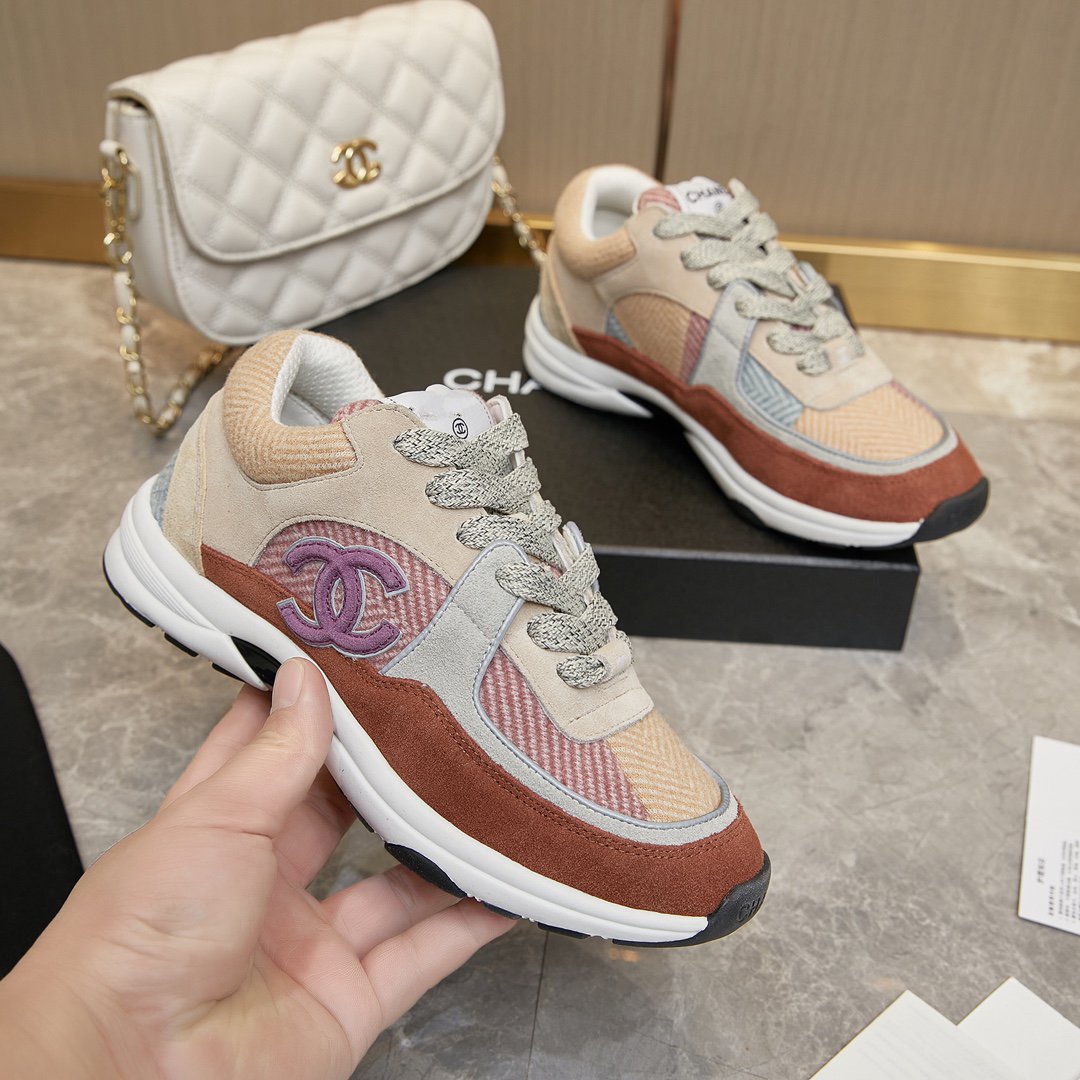 CC TRAINER TRIPLE PINK BROWN SUEDE