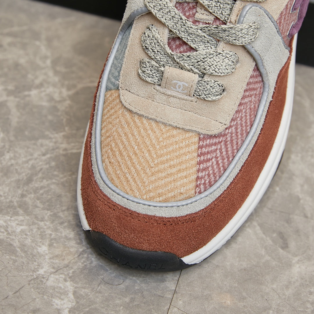 CC TRAINER TRIPLE PINK BROWN SUEDE