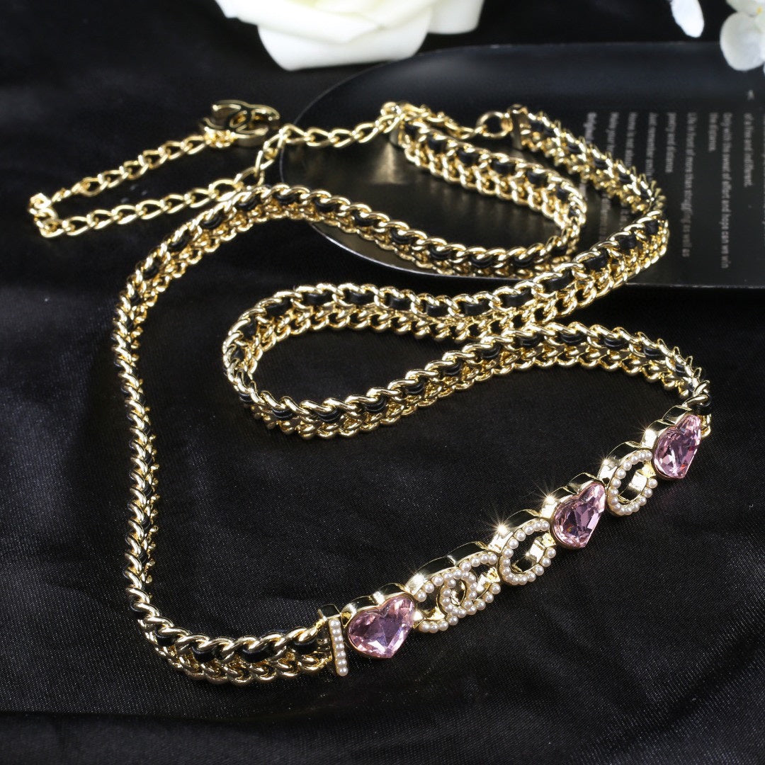 CHANEL 25S GOLD CHAIN BELT 610441