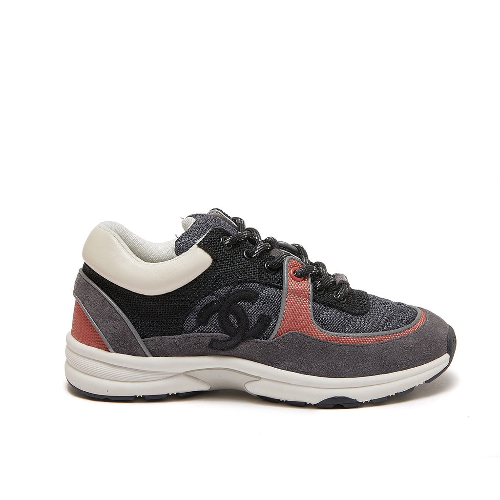 CC TRAINER TRIPLE BLACK RED SUEDE