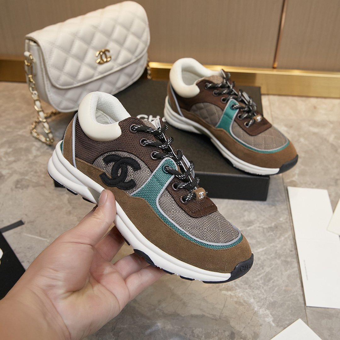 CC TRAINER TRIPLE BLUE BROWN SUEDE
