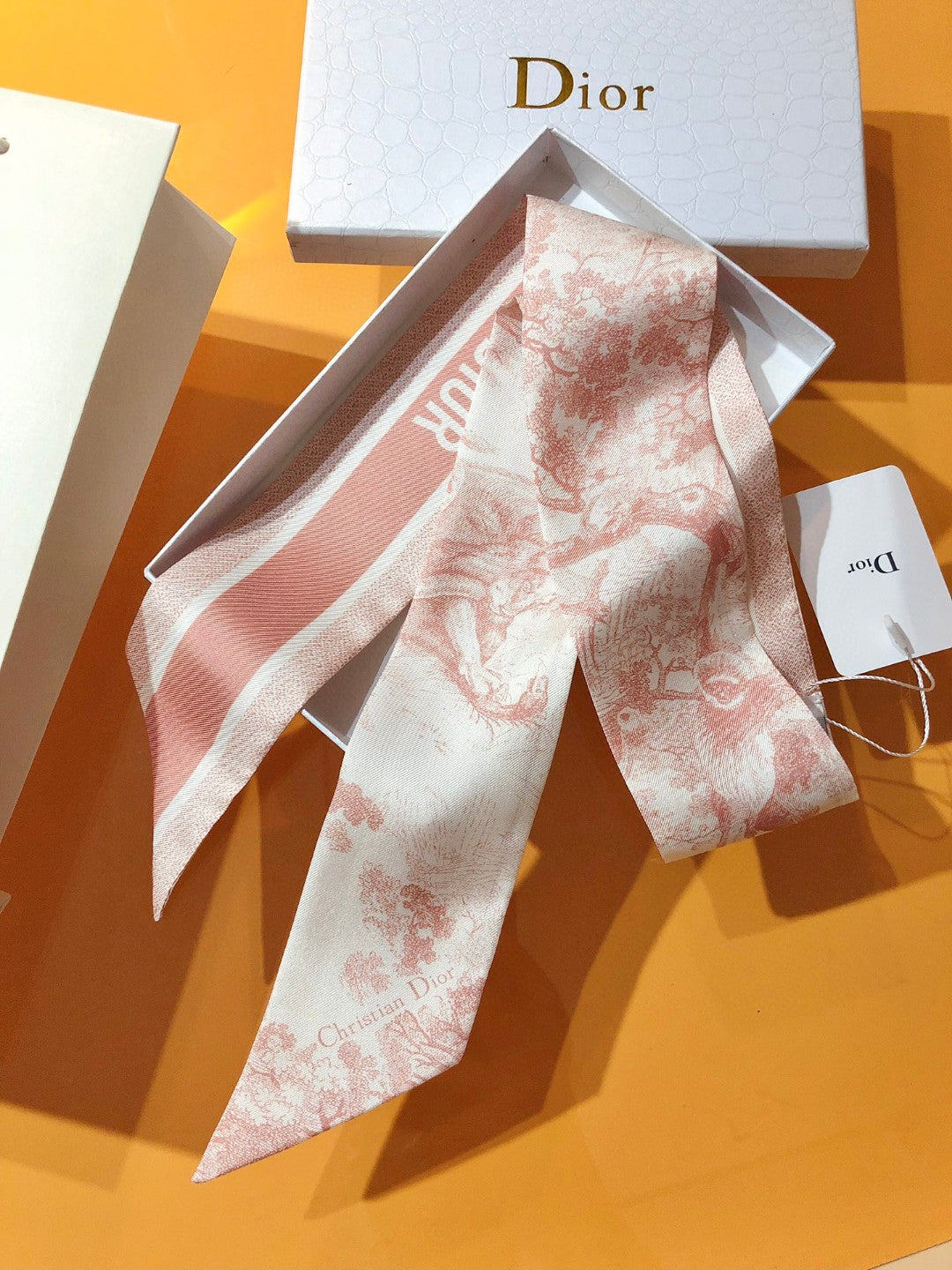 DIOR 26S SCARF 105CM IN SILK 311648
