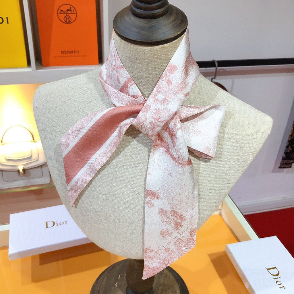 DIOR 26S SCARF 105CM IN SILK 311648