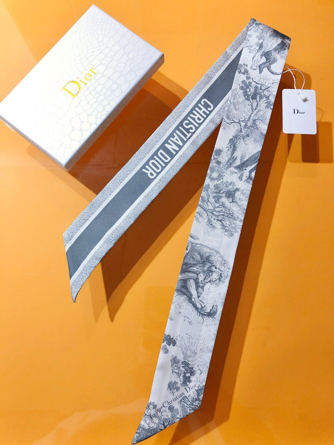 DIOR 26S SCARF 105CM IN SILK 311647