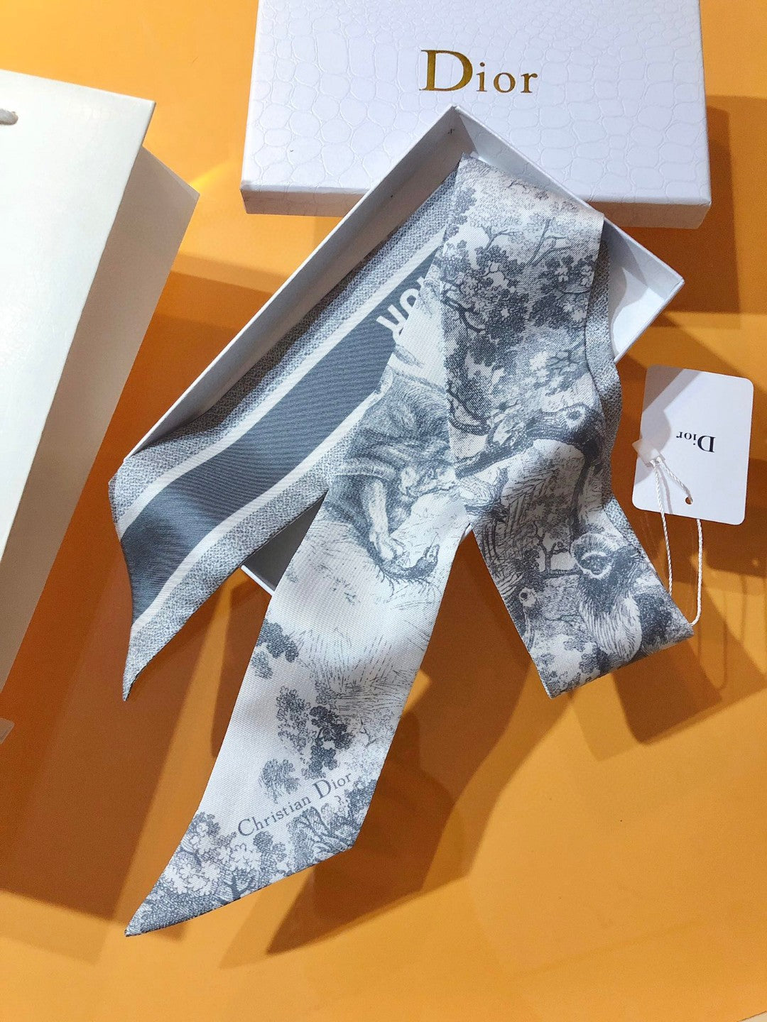 DIOR 26S SCARF 105CM IN SILK 311647