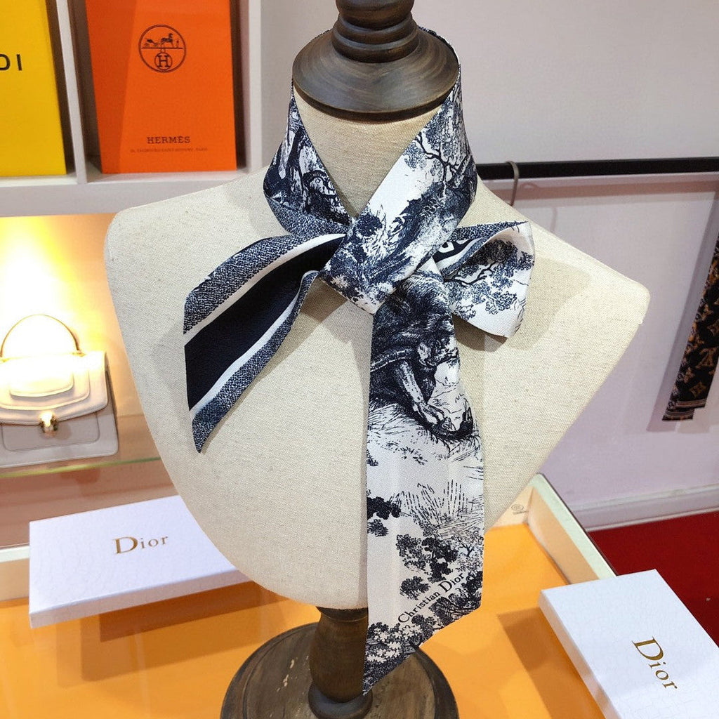 DIOR 26S SCARF 105CM IN SILK 311649