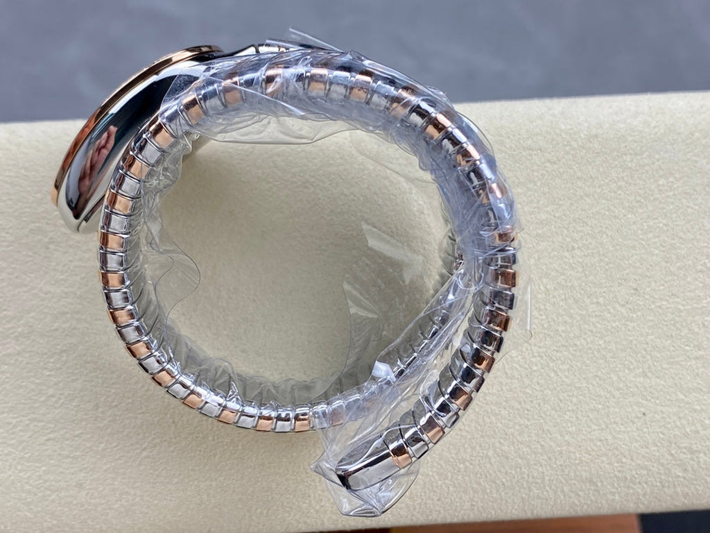 SERPENTI TUBOGAS QUARTZ ROSE GOLD AND STEEL CASE