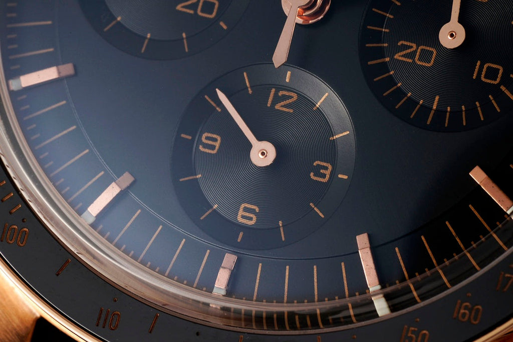 SPEEDMASTER MOONWATCH PROFESSIONAL 42 MM ROSE GOLD CASE ON BLACK LEATHER STRAP