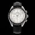 SPEEDMASTER MOONWATCH PROFESSIONAL 42 MM SILVER CASE ON BLACK LEATHER STRAP