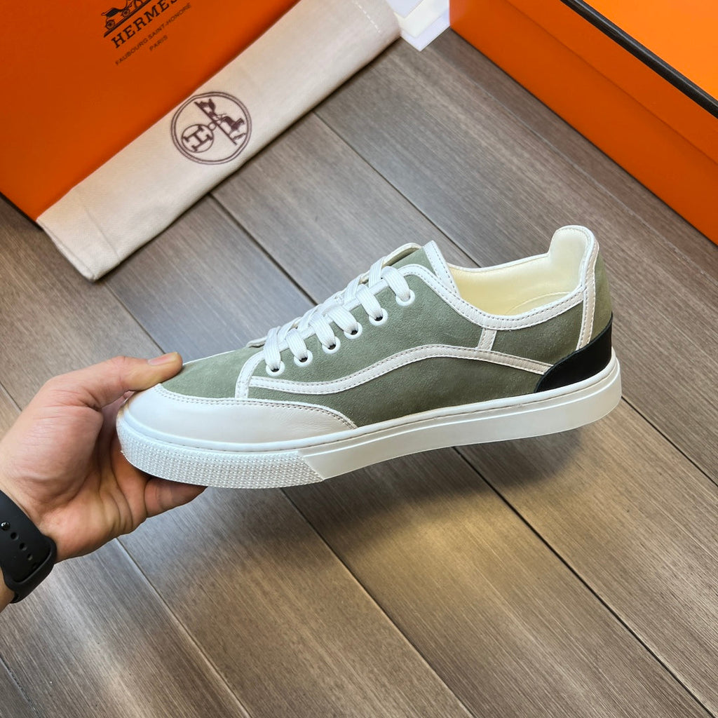 HM GET SNEAKER SAGE COLOR CALFSKIN
