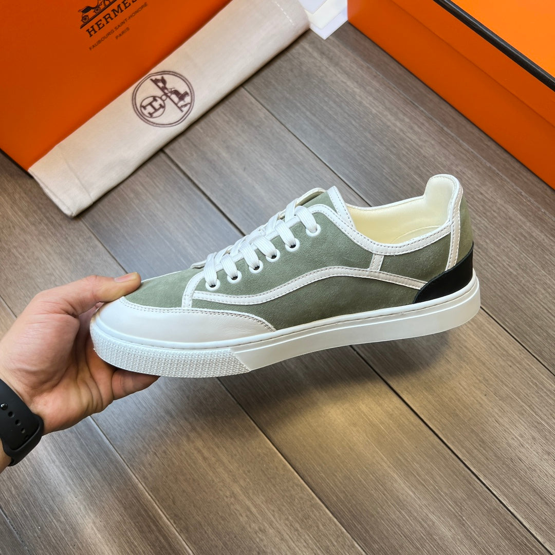 HM GET SNEAKER SAGE COLOR CALFSKIN