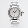 PASHA DE CARTIER WATCH SILVER CASE 30 MM