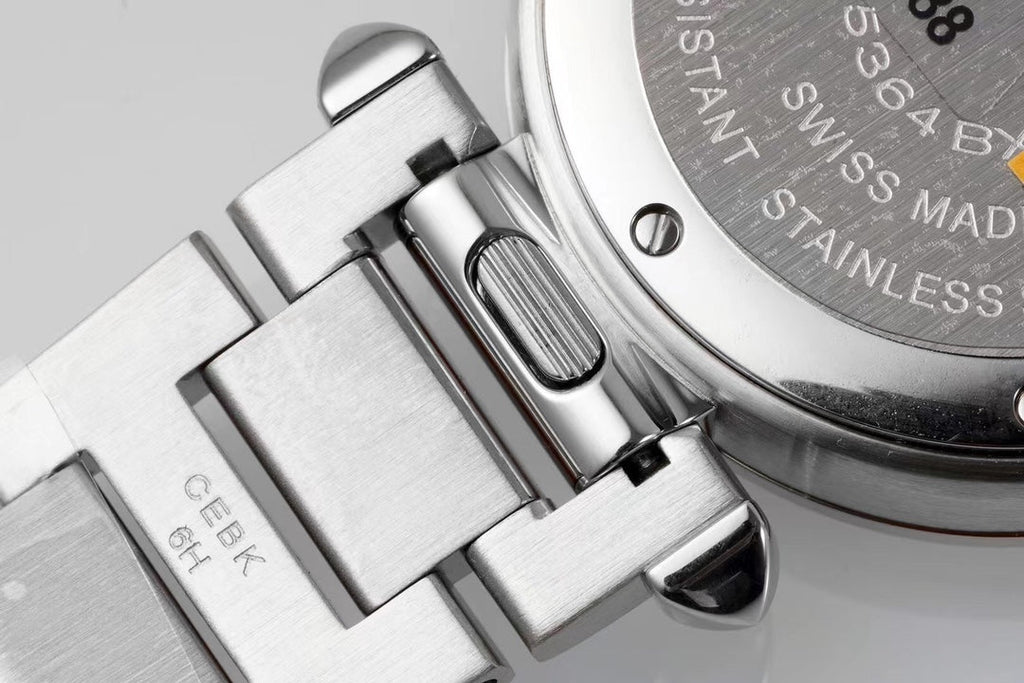 PASHA DE CARTIER WATCH SILVER CASE 30 MM
