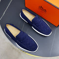 HM GUILLAUME LOAFER NAVY SUEDE