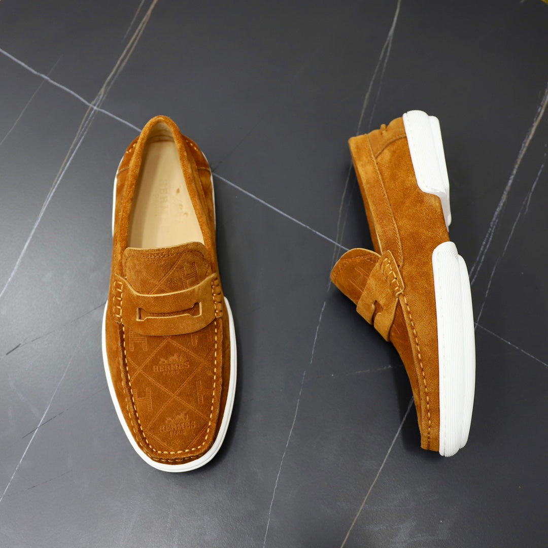 HM GUILLAUME LOAFER BRONZE SUEDE