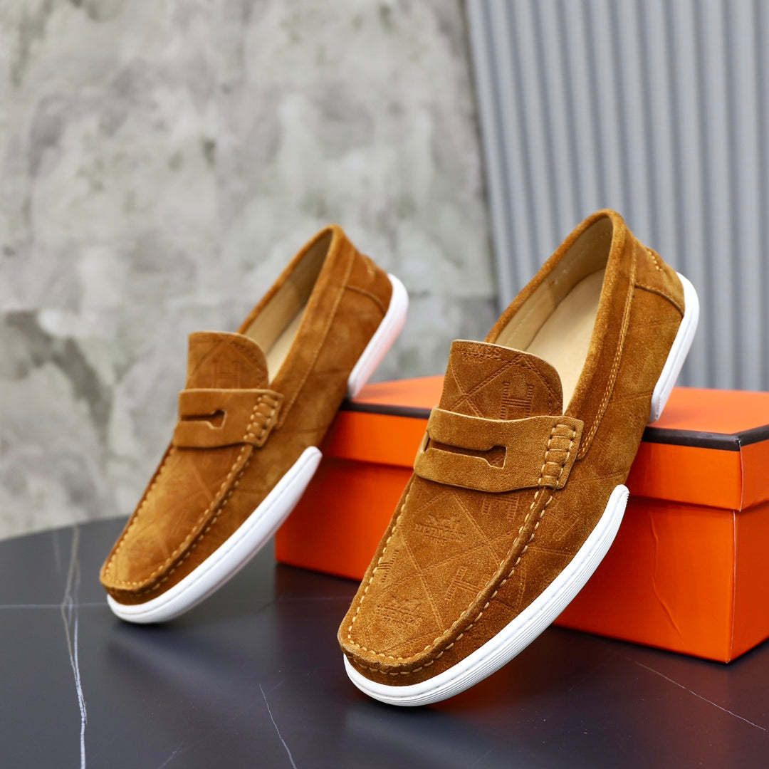 HM GUILLAUME LOAFER BRONZE SUEDE