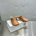 LW TOY MULE 55 TAWNY CALFSKIN