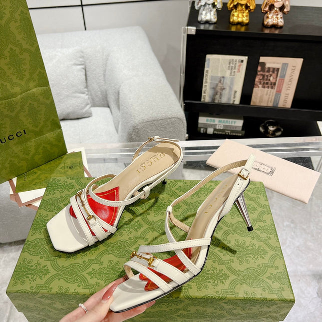HIGH HEEL 65MM IN WHITE CALFSKIN WITH RED HEART