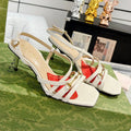 HIGH HEEL 65MM IN WHITE CALFSKIN WITH RED HEART