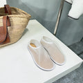 THE ROW 26S SOCK FLATS IN WHITE MESH