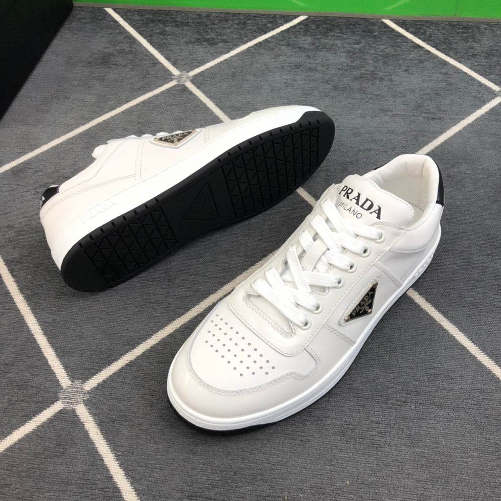 PRA DOWNTOWN LEATHER SNEAKERS WHITE MIX CRYSTAL