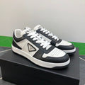 PRA DOWNTOWN LEATHER SNEAKERS WHITE MIX BLACK
