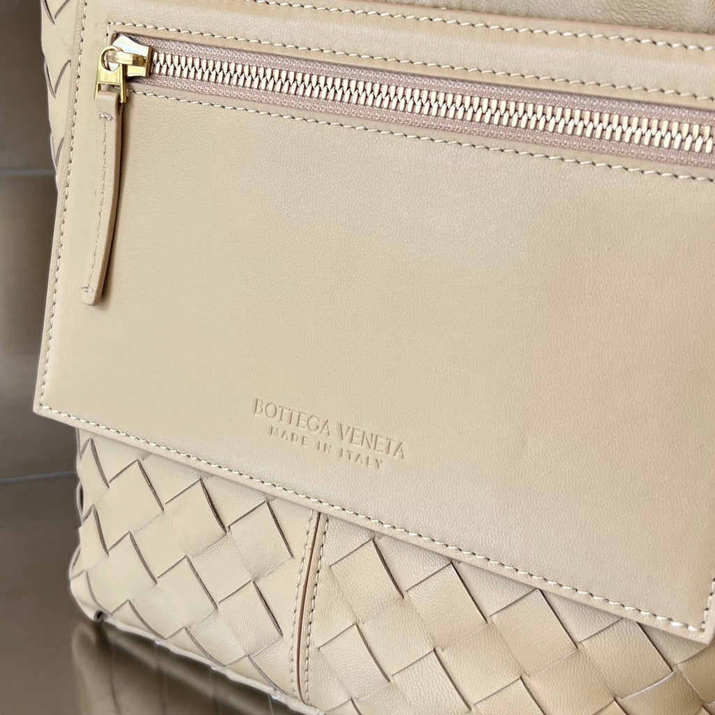 FLIP FLAP 23 BAG IN BEIGE LAMBSKIN