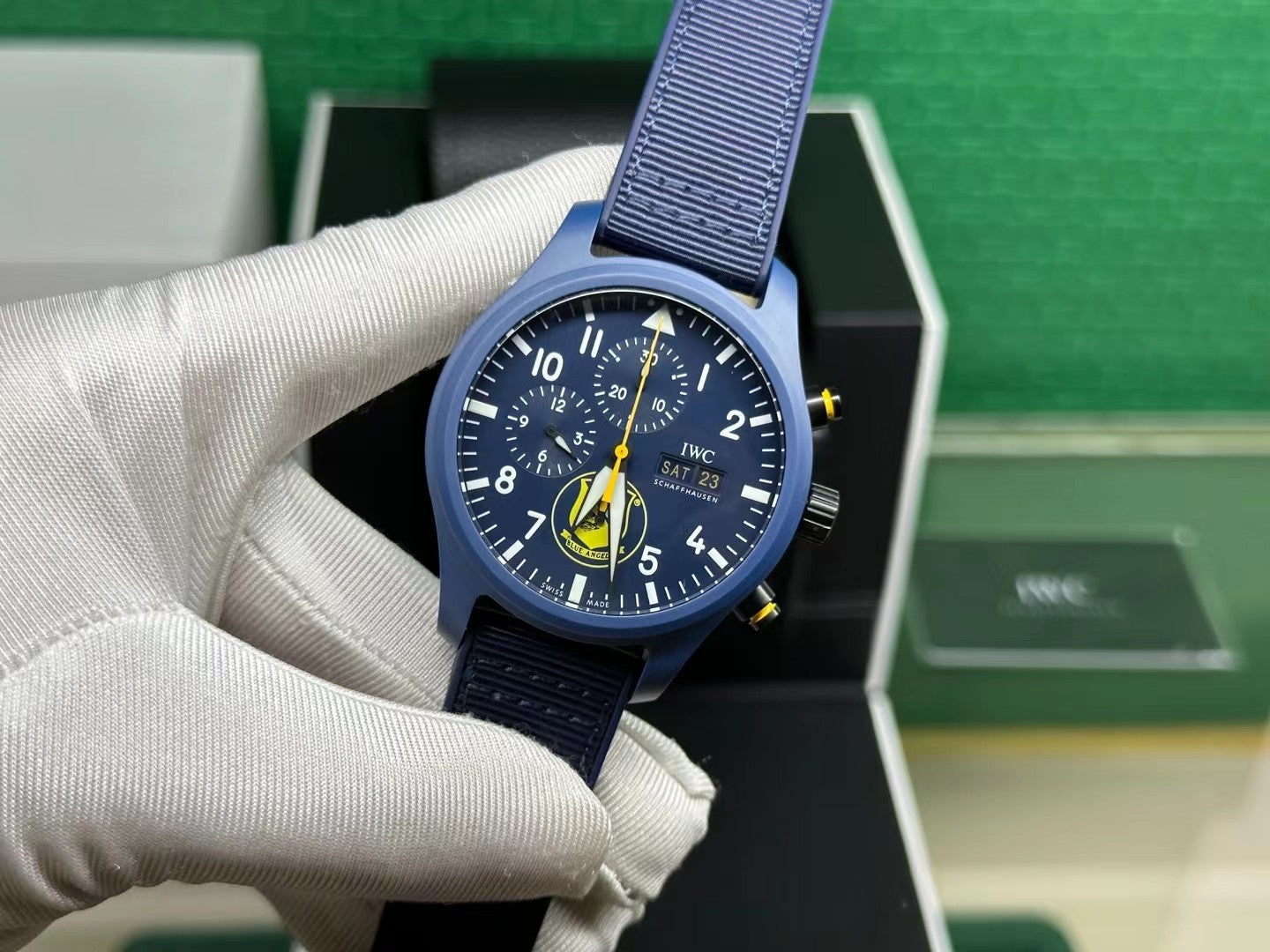 PILOT’S WATCH CHRONOGRAPH TOP GUN EDITION “LAKE TAHOE” NAVY BLUE CERAMIC CASE