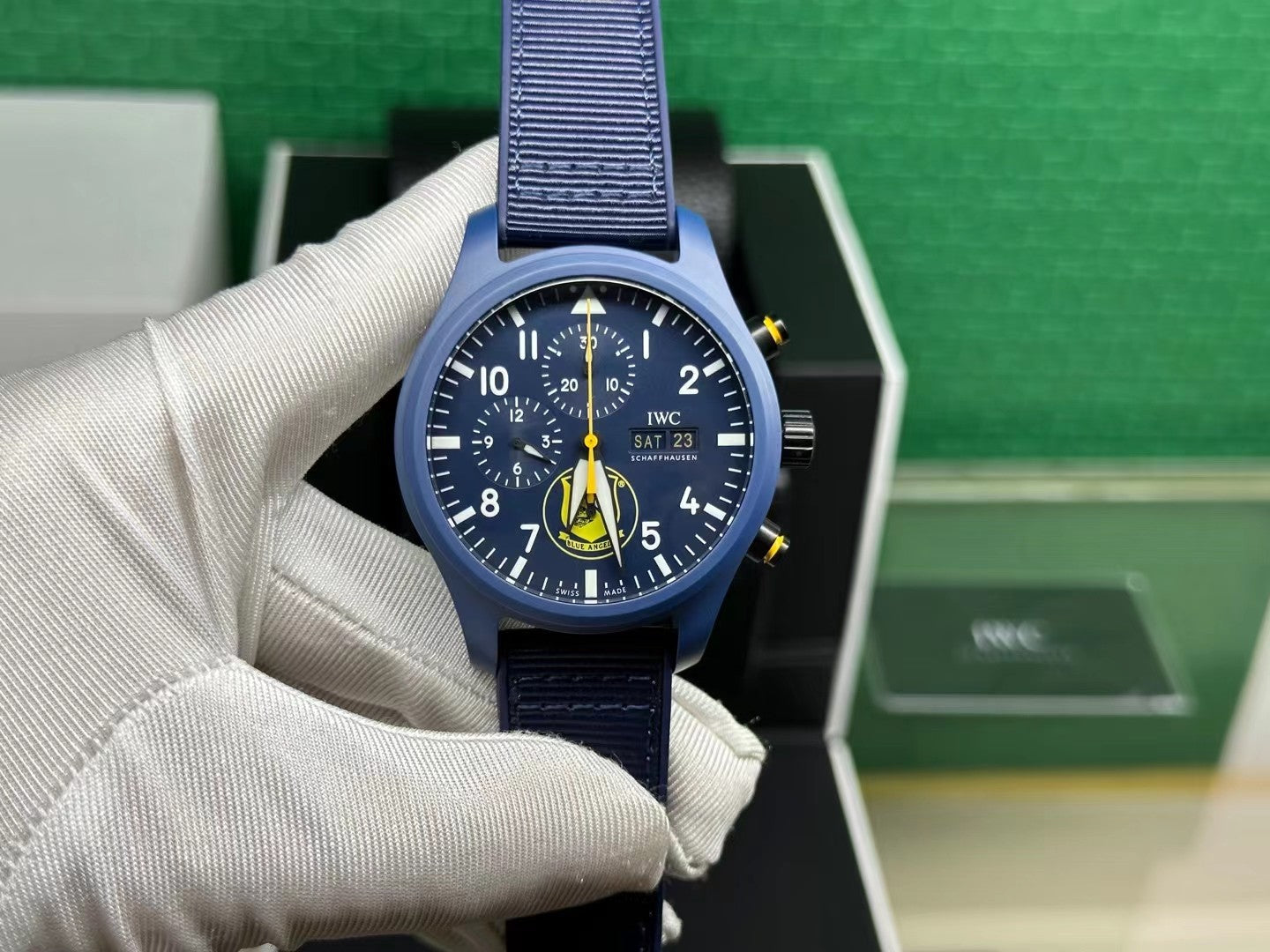 PILOT’S WATCH CHRONOGRAPH TOP GUN EDITION “LAKE TAHOE” NAVY BLUE CERAMIC CASE