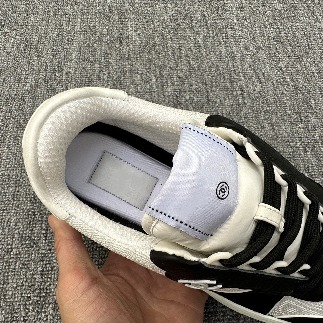 CC LOW-TOP SNEAKERS MESH FABRIC AND SUEDE
