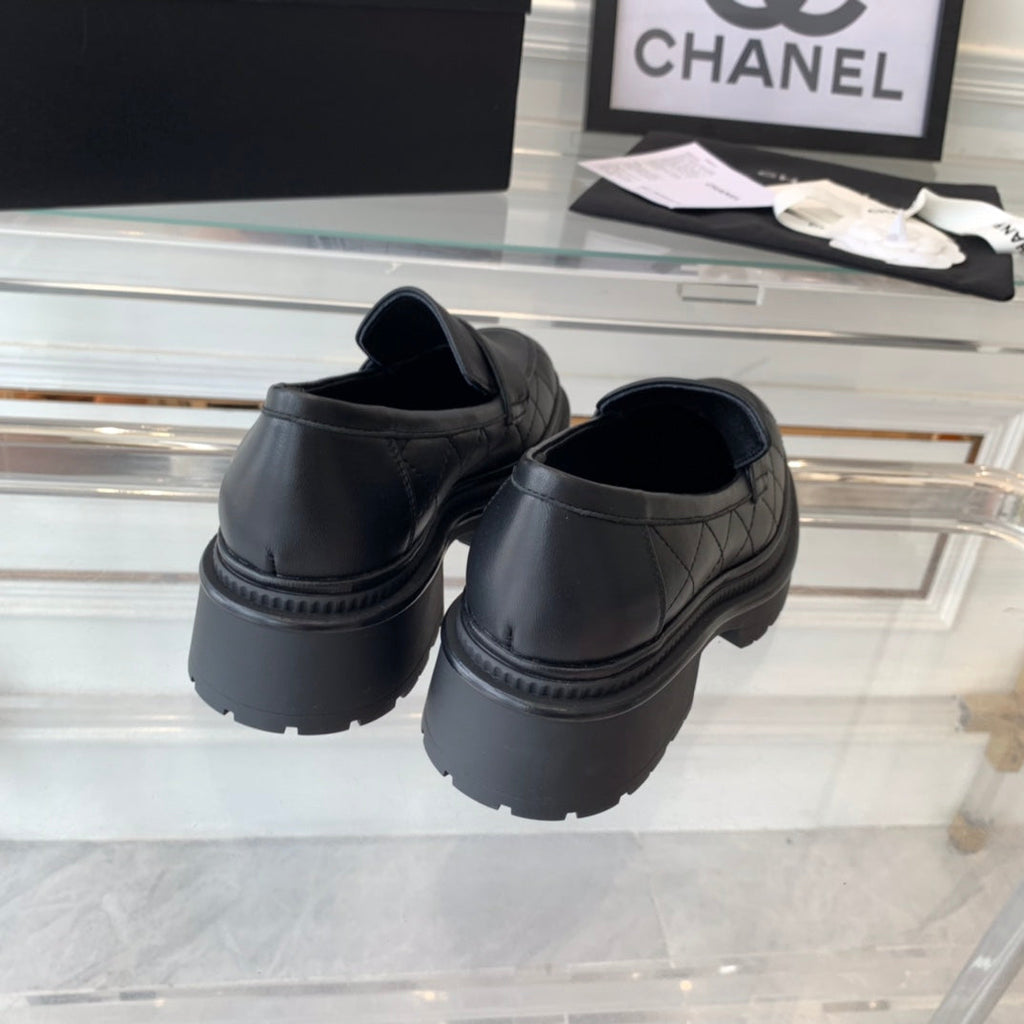 MOCCASINS black 1 CALFSKIN