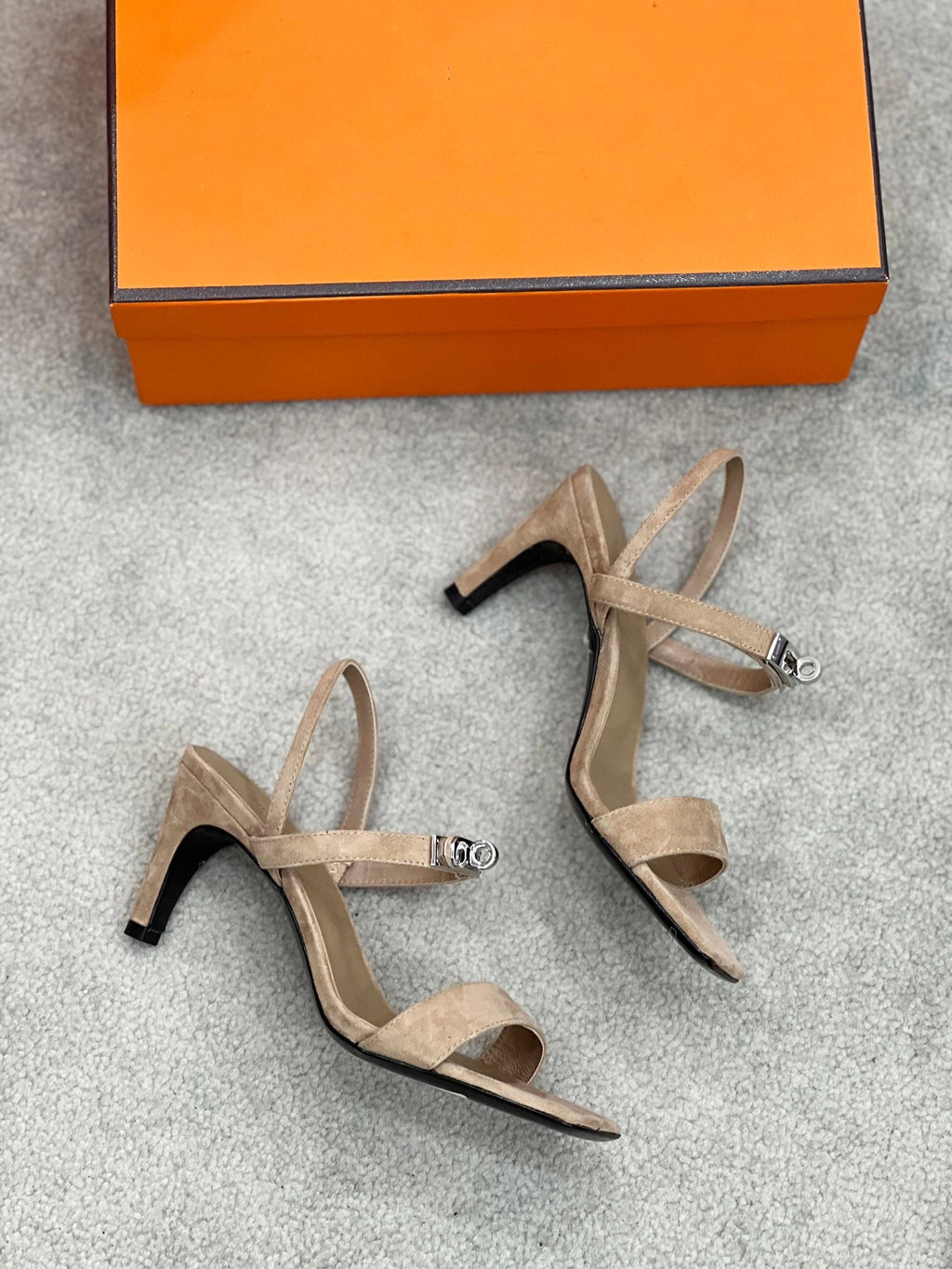 Glamour 75 Sandal Light Brown Suede