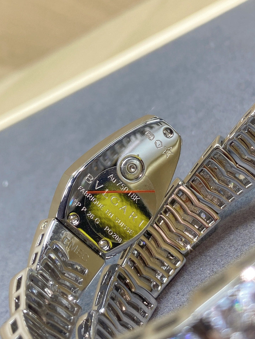 SERPENTI JEWELRY ALL WHITE GOLD WITH DIAMOND WHITE DIAL