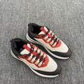 LP BRUNELLO SNEAKERS MULTI-RUBY AND WHITE MESH CALFSKIN