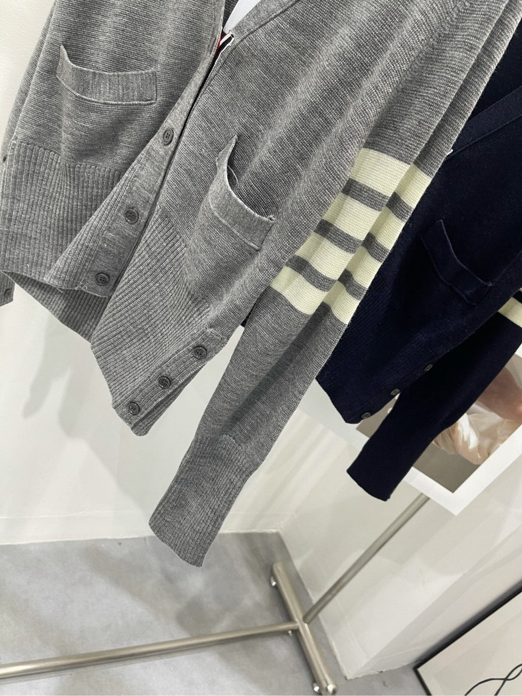 THOM V-NECK WOOL CARDIGAN 169441